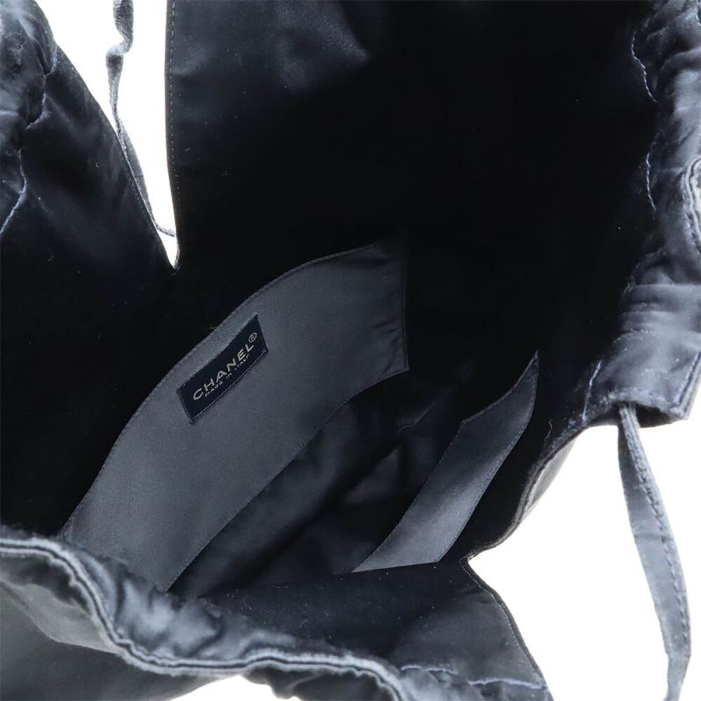 Chanel Nylon Logo Drawstring Pouch - image 5